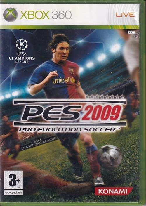 Pro Evolution Soccer 2009 - XBOX 360 (B Grade) (Genbrug)